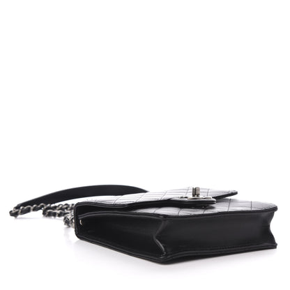Chanel Lambskin Quilted Chic Pearls Flap Black 4 of 10