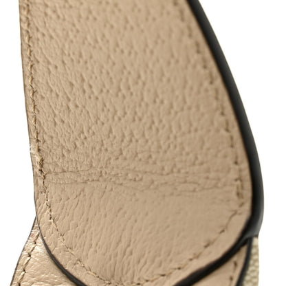 Gucci GG Supreme Monogram Textured Dollar Calfskin Mini Retro Interlocking G Half Moon Bag Beige Mystic White Oatmeal 11 of 12