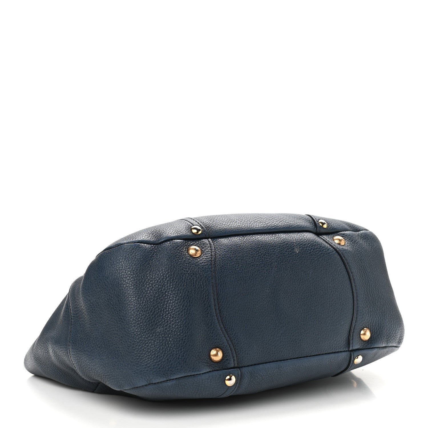 Prada Vitello Daino Pushlock Tote Bleuette 3 of 11