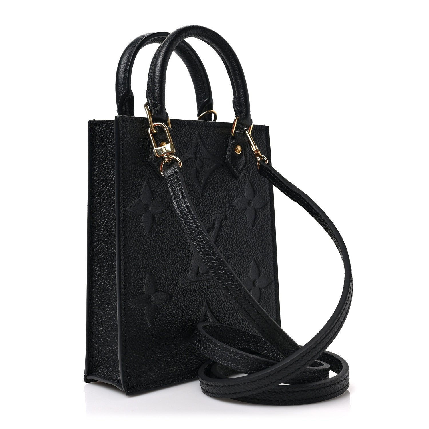 Louis Vuitton Empreinte Monogram Giant Petit Sac Plat Black 2 of 7