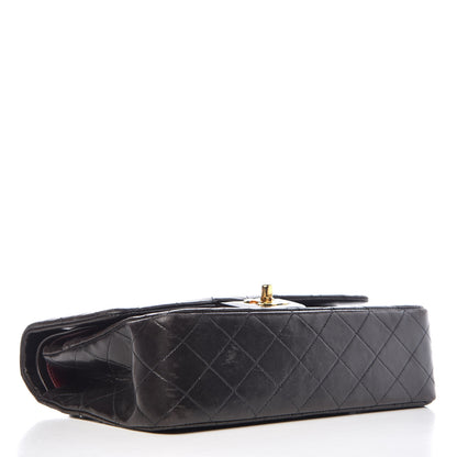 Chanel Lambskin Quilted Medium Double Flap Black 4 of 15