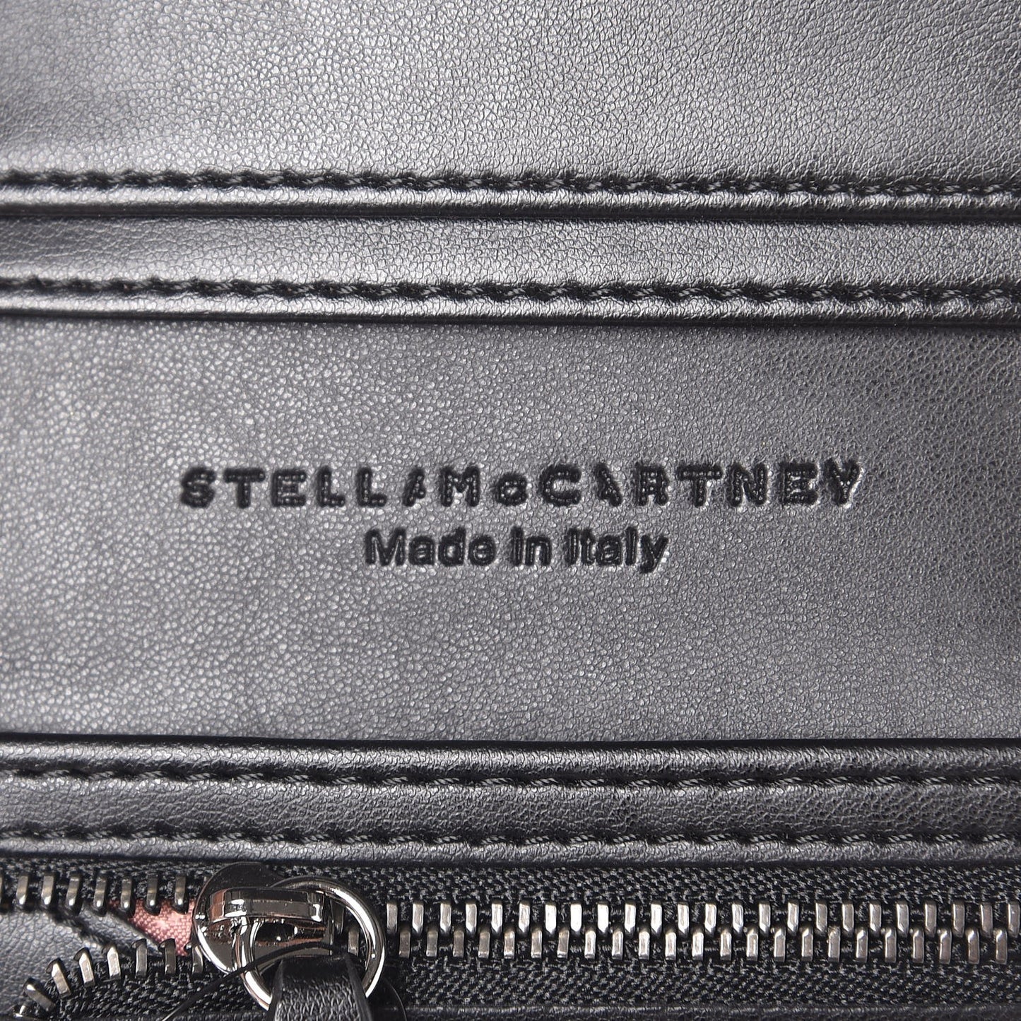 Shaggy Deer Small Falabella Wallet Black