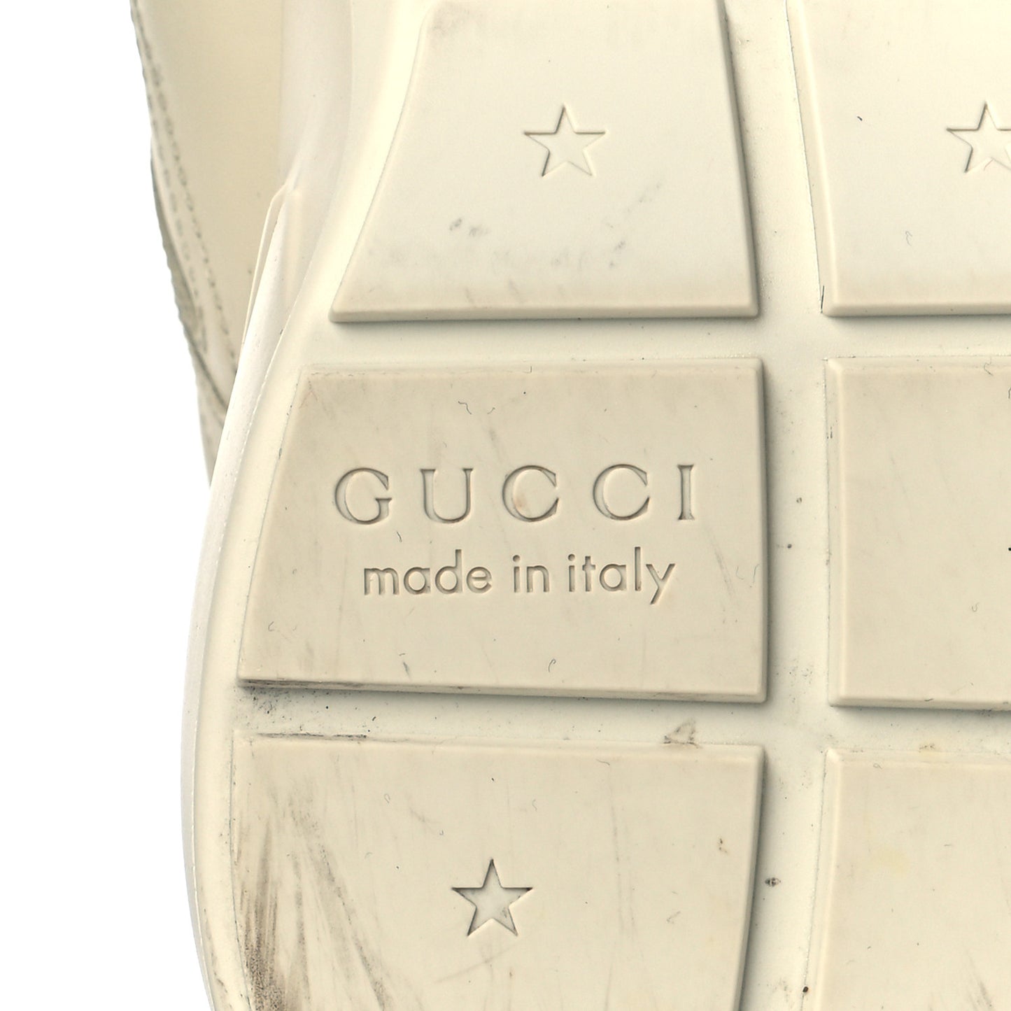 Calfskin Logo Womens Rhyton Sneakers 41.5 Ivory