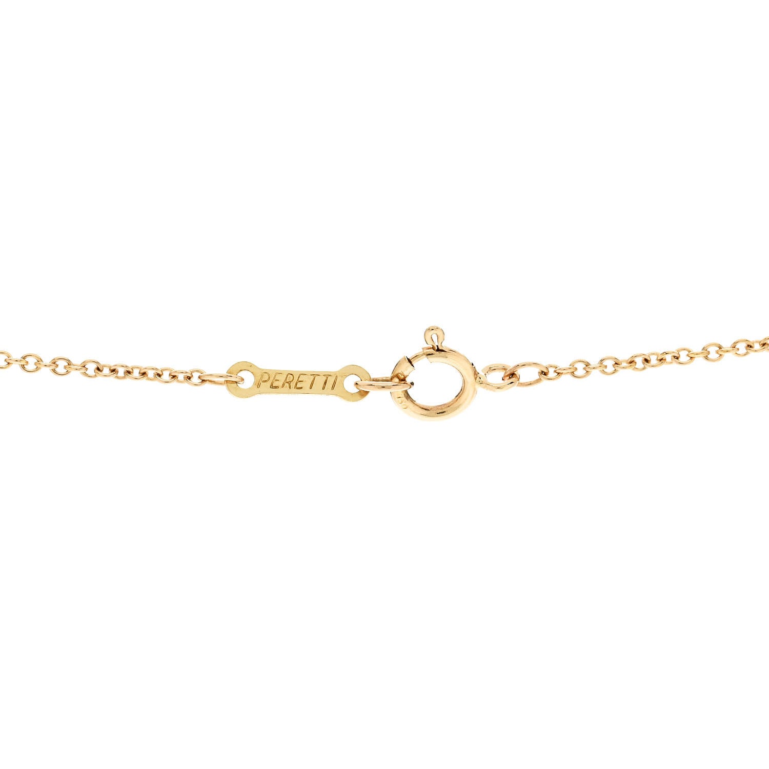 Tiffany 18K Yellow Gold 22mm Elsa Peretti Open Heart Pendant Necklace 6 of 6