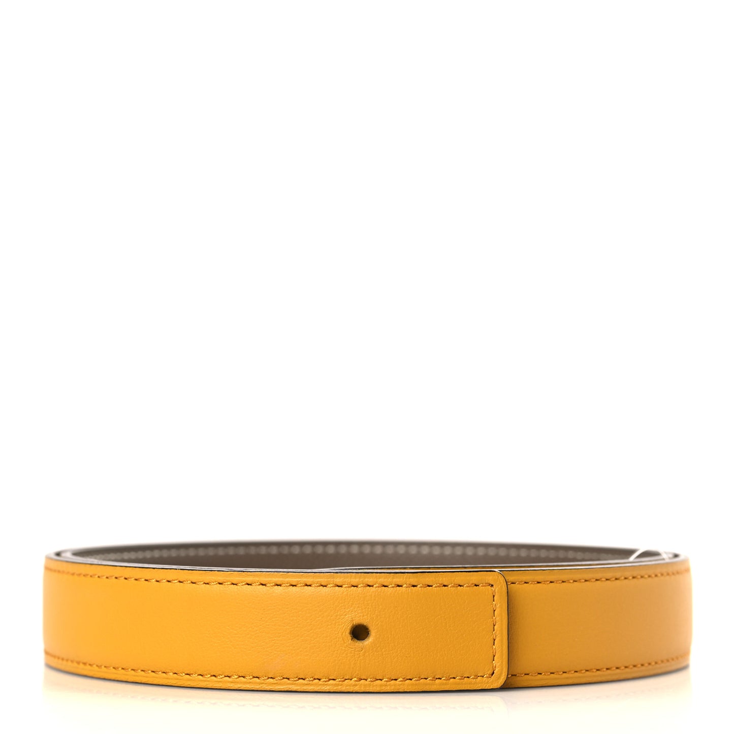 Swift Epsom 24mm Belt Strap 80 32 Jaune Ambre Etoupe