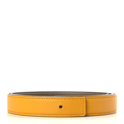 Hermes Swift Epsom 24mm Belt Strap 80 32 Jaune Ambre Etoupe 1 of 7