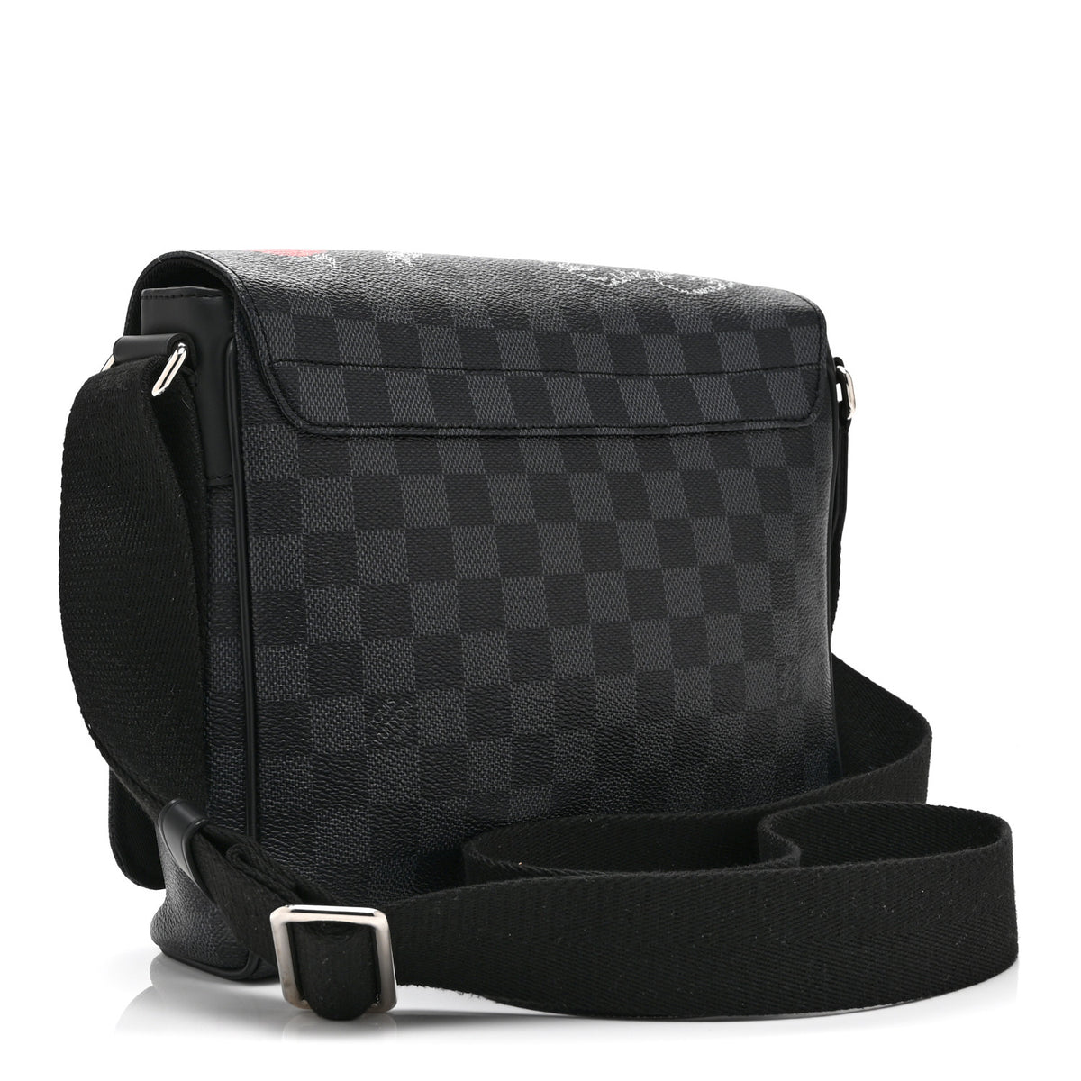Damier Graphite World Map District PM