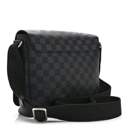 Louis Vuitton Damier Graphite World Map District PM 3 of 9