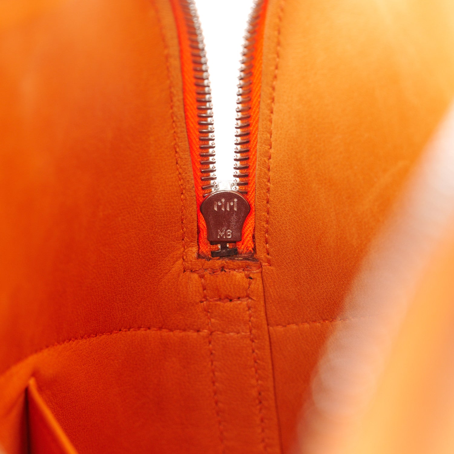 Hermes Ostrich Bolide 31 Orange 17 of 19