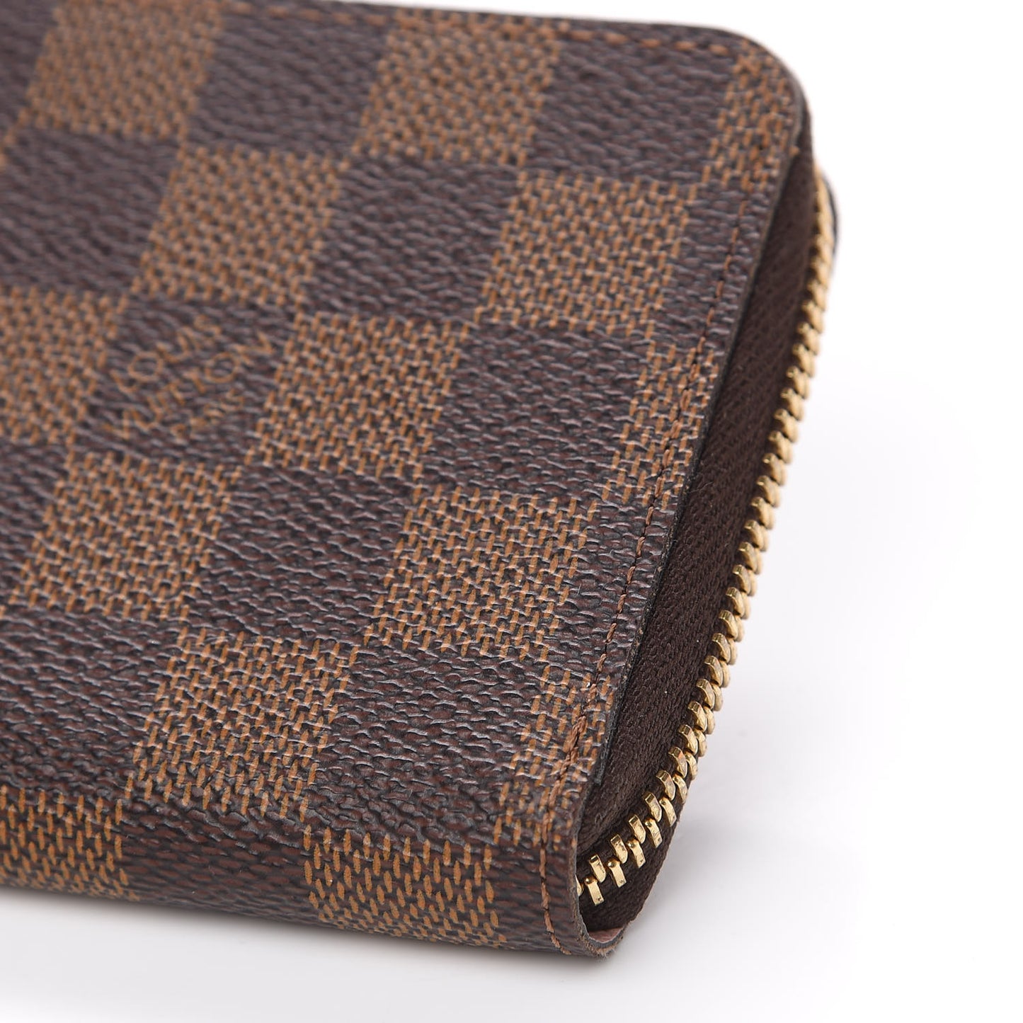 Damier Ebene Clemence Wallet Rose Ballerine