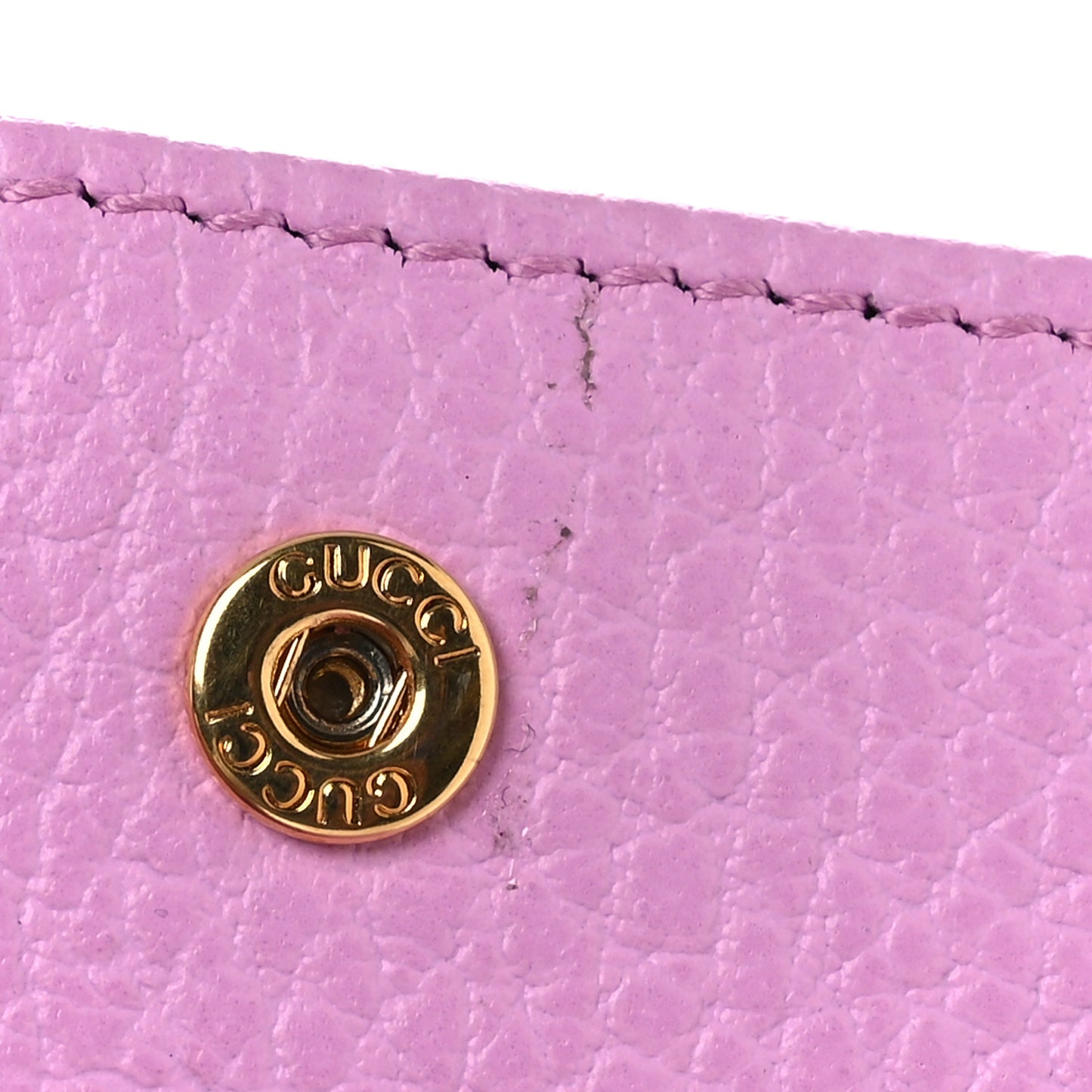 Dollar Calfskin Bosco Card Case Wallet Malva