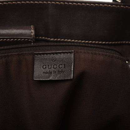 Gucci Monogram Medium D Gold Hobo Dark Brown 6 of 9
