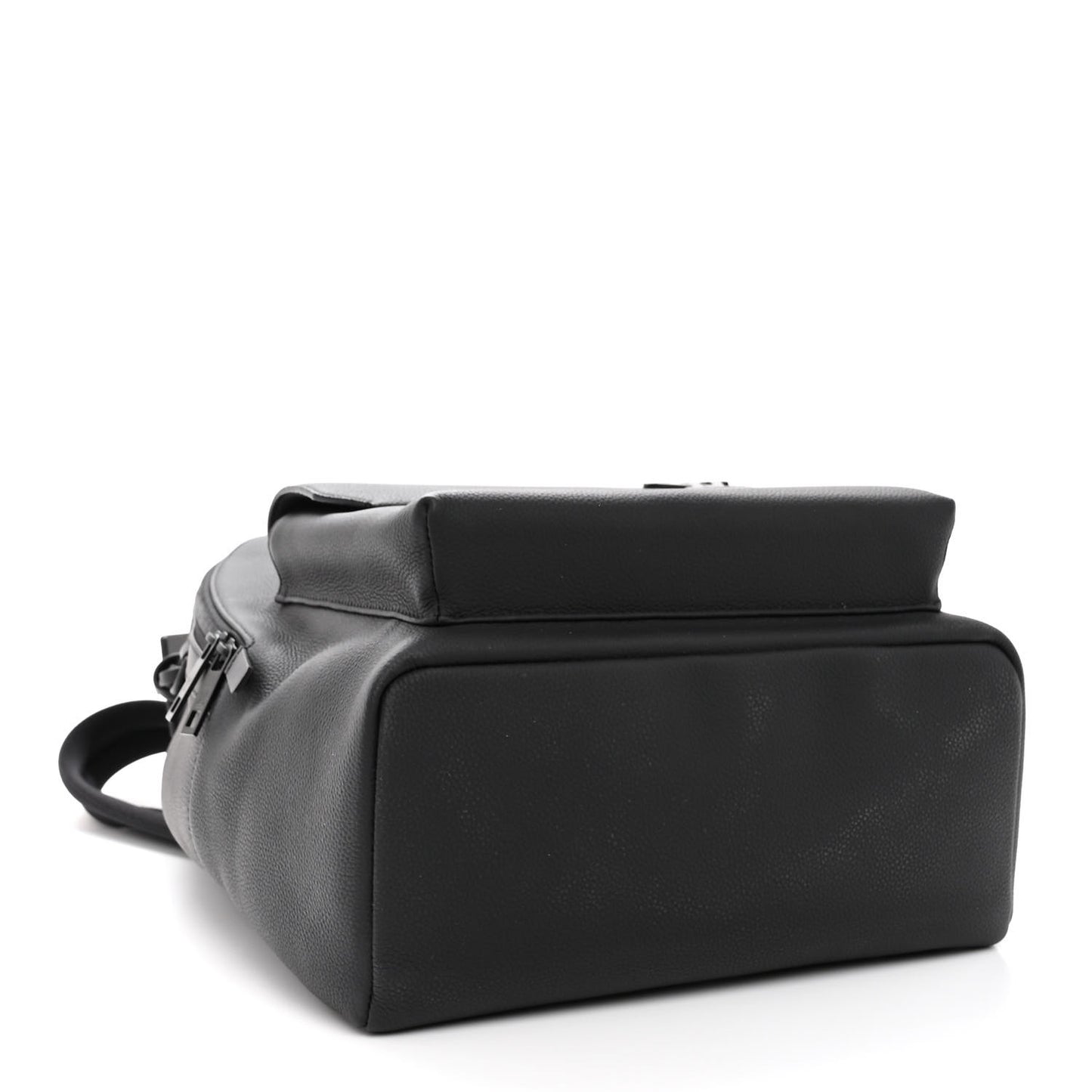 Grained Calfskin Aerogram Takeoff Backpack Black