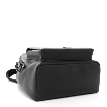 Louis Vuitton Grained Calfskin Aerogram Takeoff Backpack Black 4 of 9