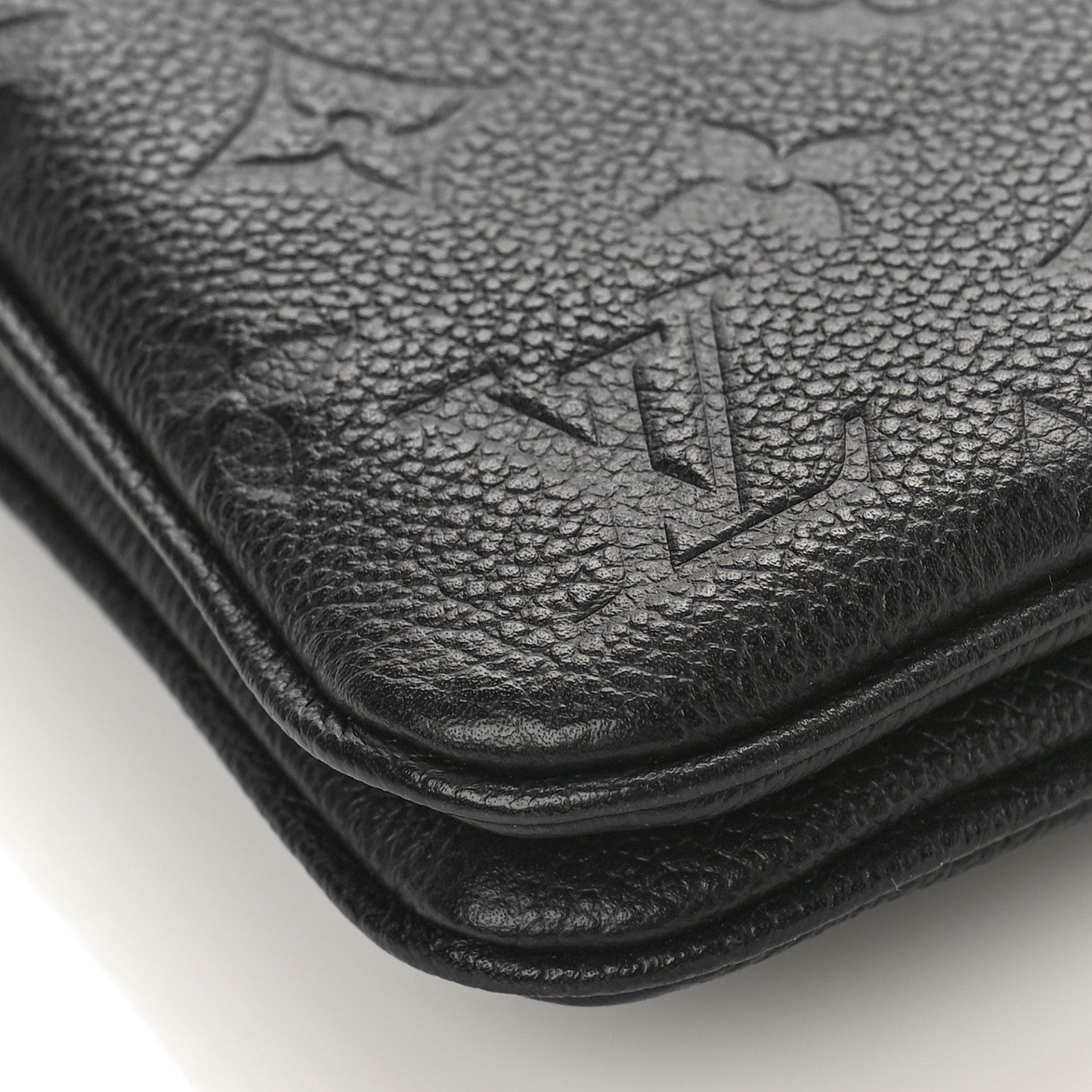Louis Vuitton Empreinte Double Zip Pochette Black 9 of 10