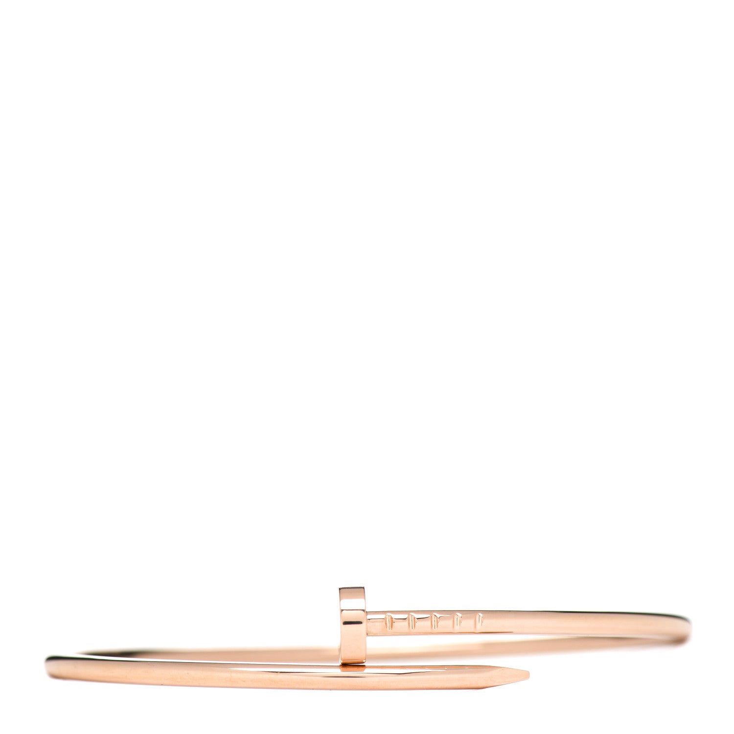 Cartier 18K Pink Gold Small Juste Un Clou Bracelet 17 1 of 5