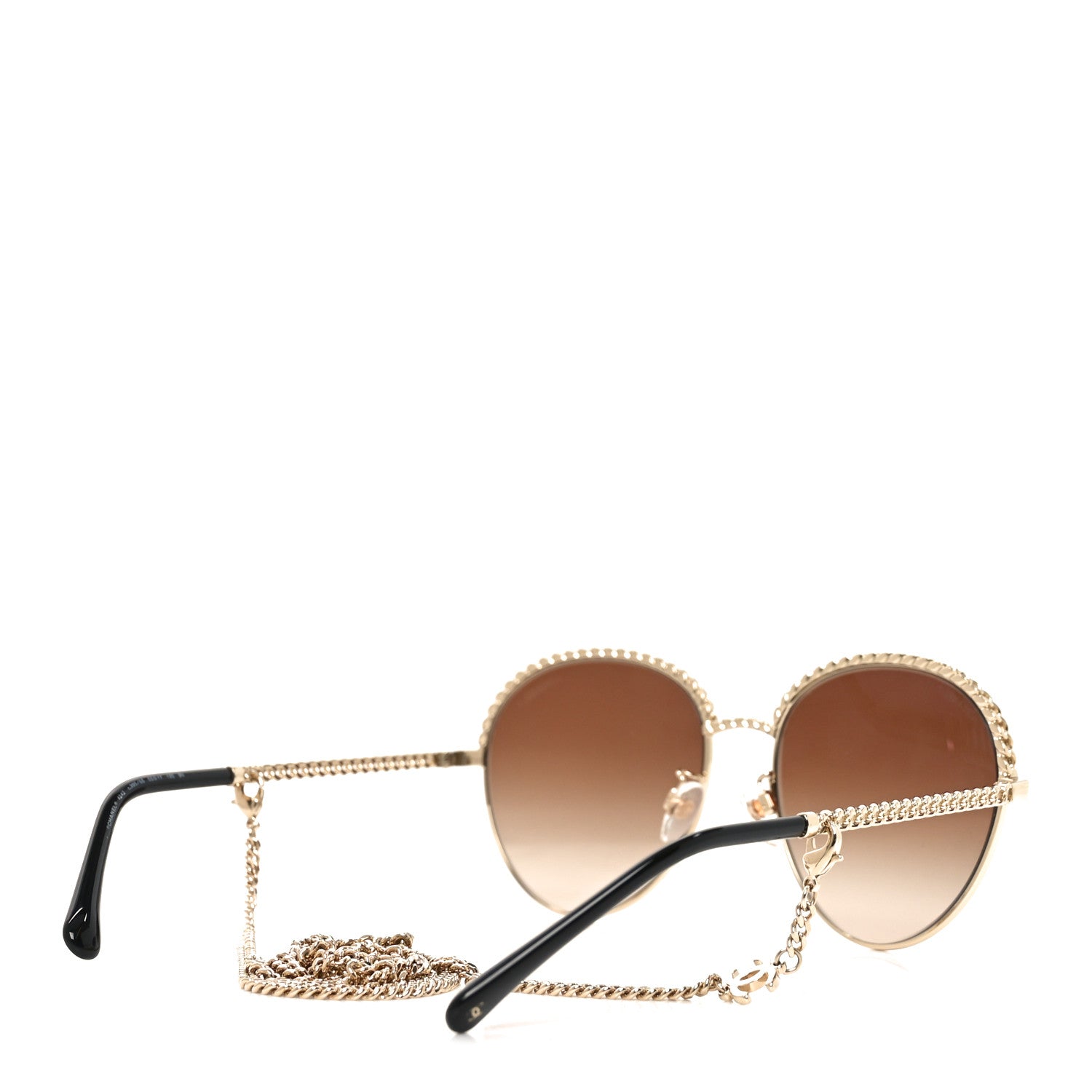 Chanel Chain Pantos Sunglasses 4242 Gold Brown 3 of 7