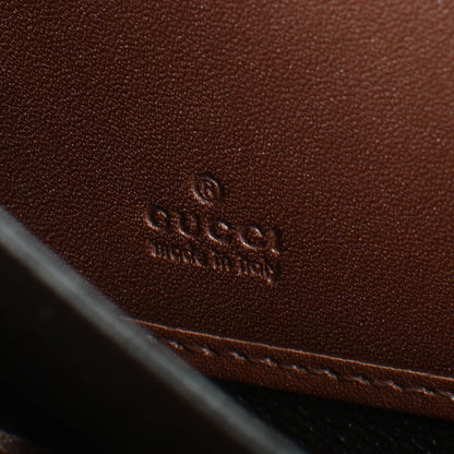 Gucci Patent Microguccissima Bow Heart Zip Around Wallet Pink 7 of 7