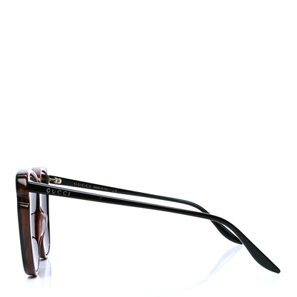 Gucci Acetate Square Frame GG0709S Sunglasses Brown 3 of 4