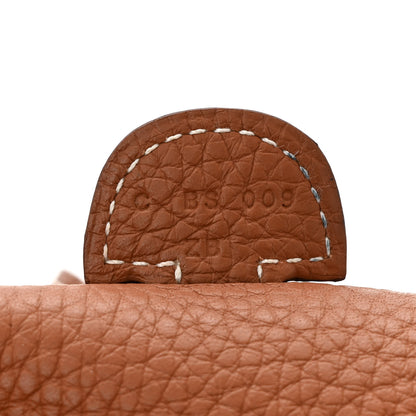 Hermes Taurillon Clemence Evelyne III PM Gold 7 of 10