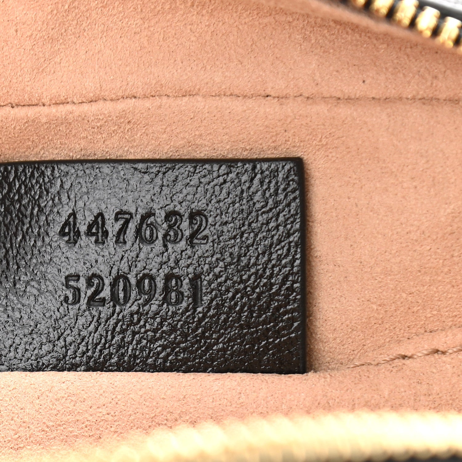 Gucci Monogram Matelasse Diagonal Small GG Marmont Chain Shoulder Bag Beige Black 7 of 10