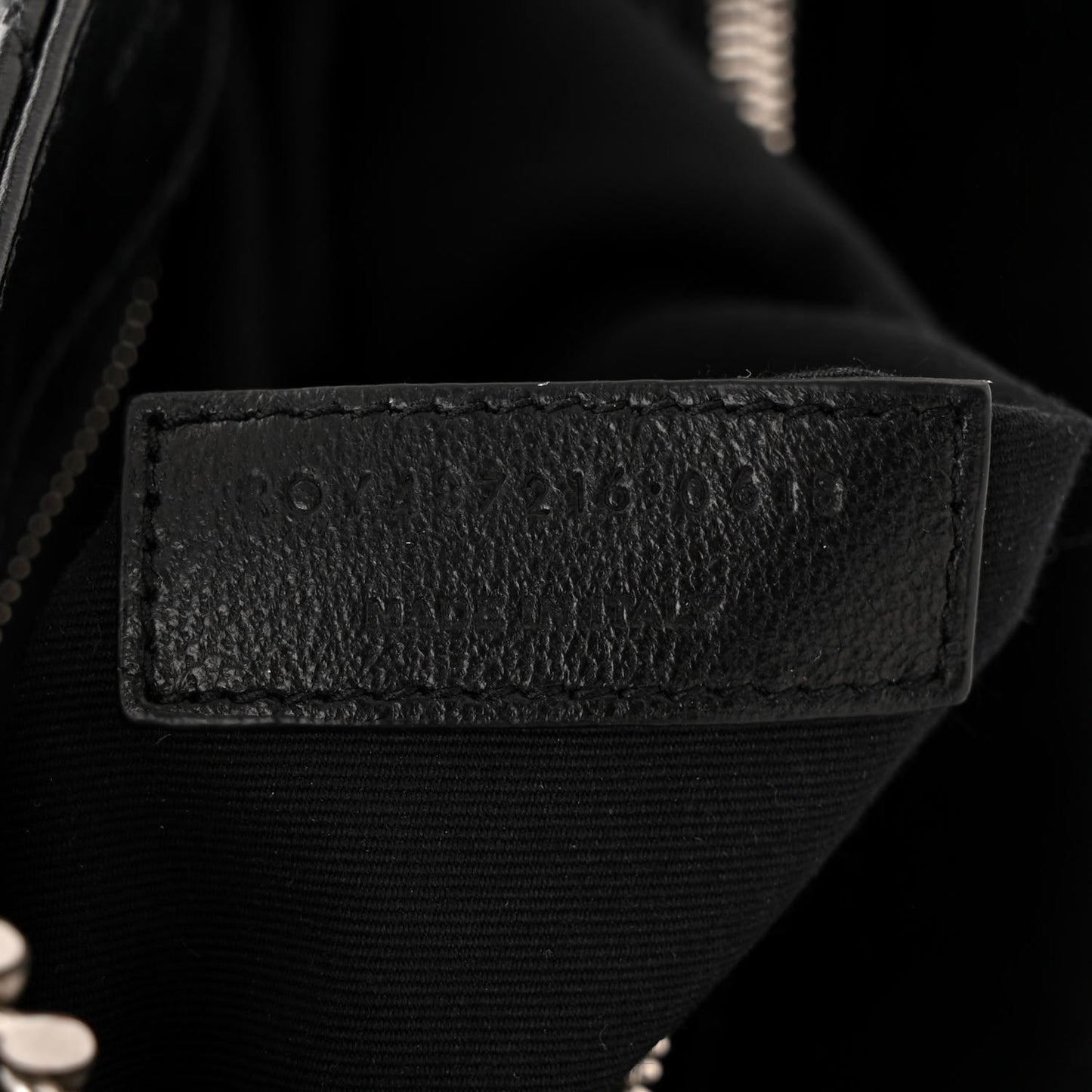 Calfskin Y Quilted Monogram Medium Loulou Chain Satchel Black