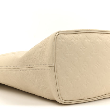 Louis Vuitton Empreinte Monogram Giant Neverfull MM Cream 10 of 10