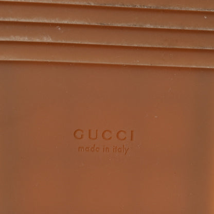 Gucci New Denim GG Monogram Angelina Platform 55mm Slide Sandals 37.5 Blue Tea 8 of 8
