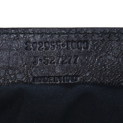 Balenciaga Agneau Classic Hardware Flat Handle Clutch Black 5 of 8