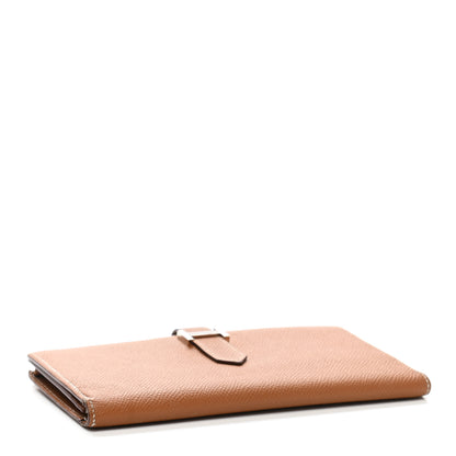 Hermes Epsom Bearn Gusset Wallet Gold 4 of 13