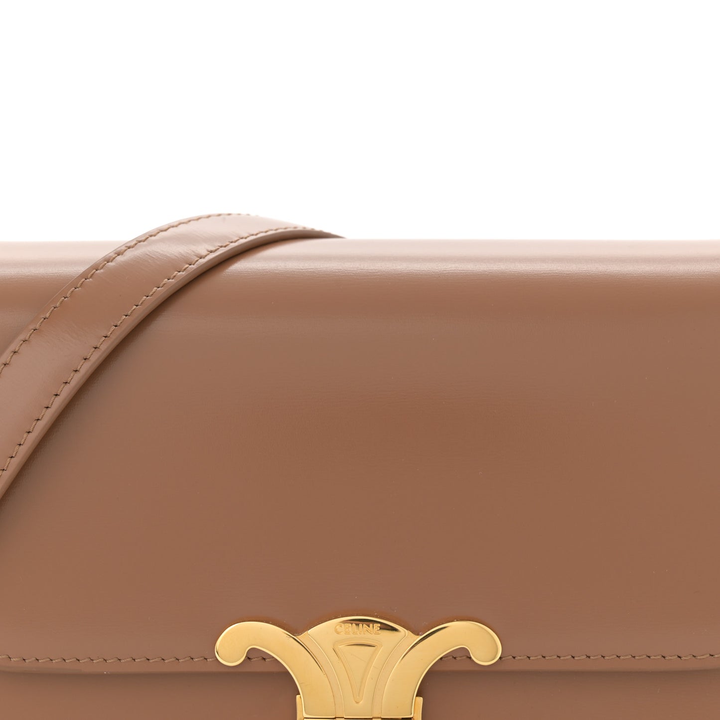 Shiny Calfskin Teen Triomphe Bronze