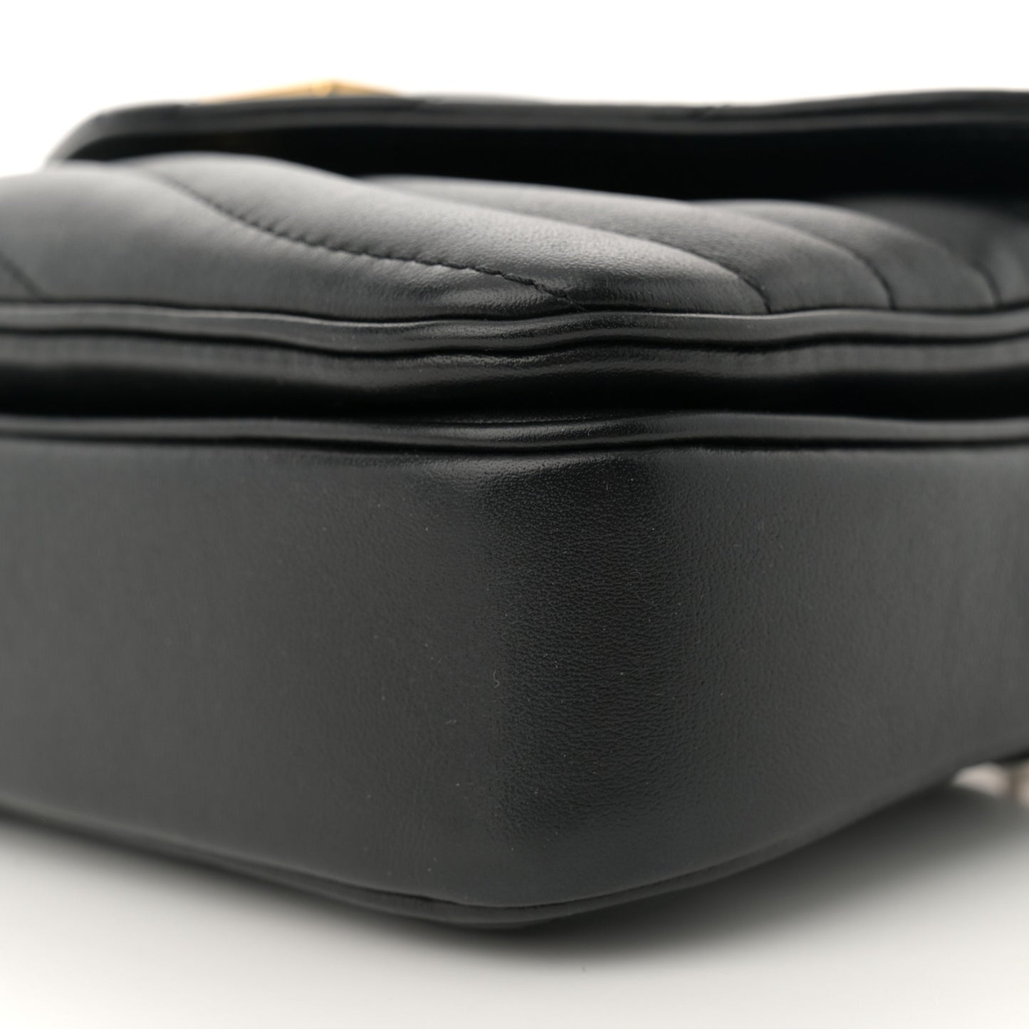 Calfskin LV New Wave Chain Bag Black