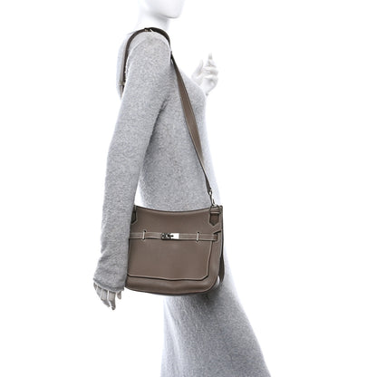 Hermes Taurillon Clemence Jypsiere 28 Etoupe 2 of 11