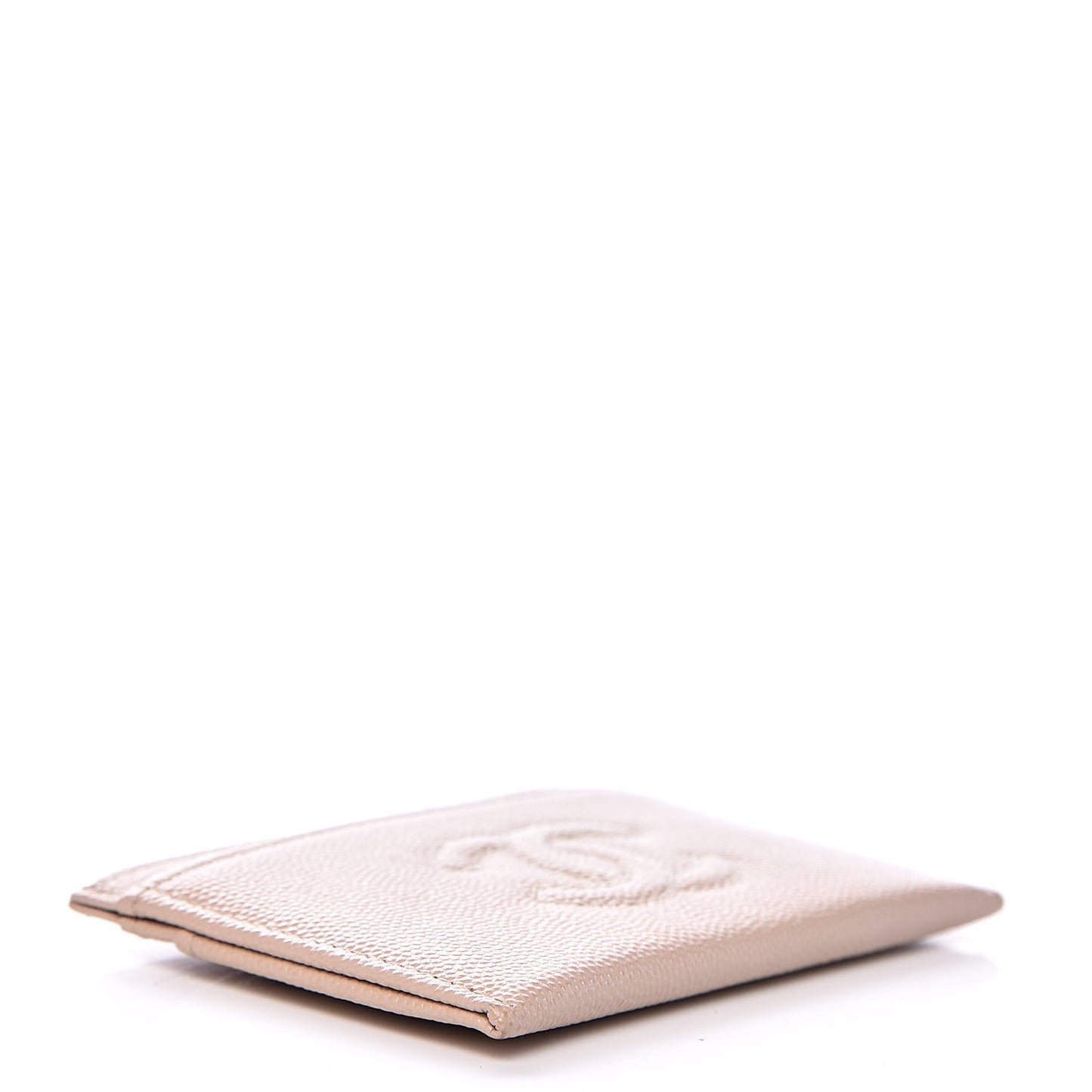 Caviar Timeless CC Card Holder Dark Beige