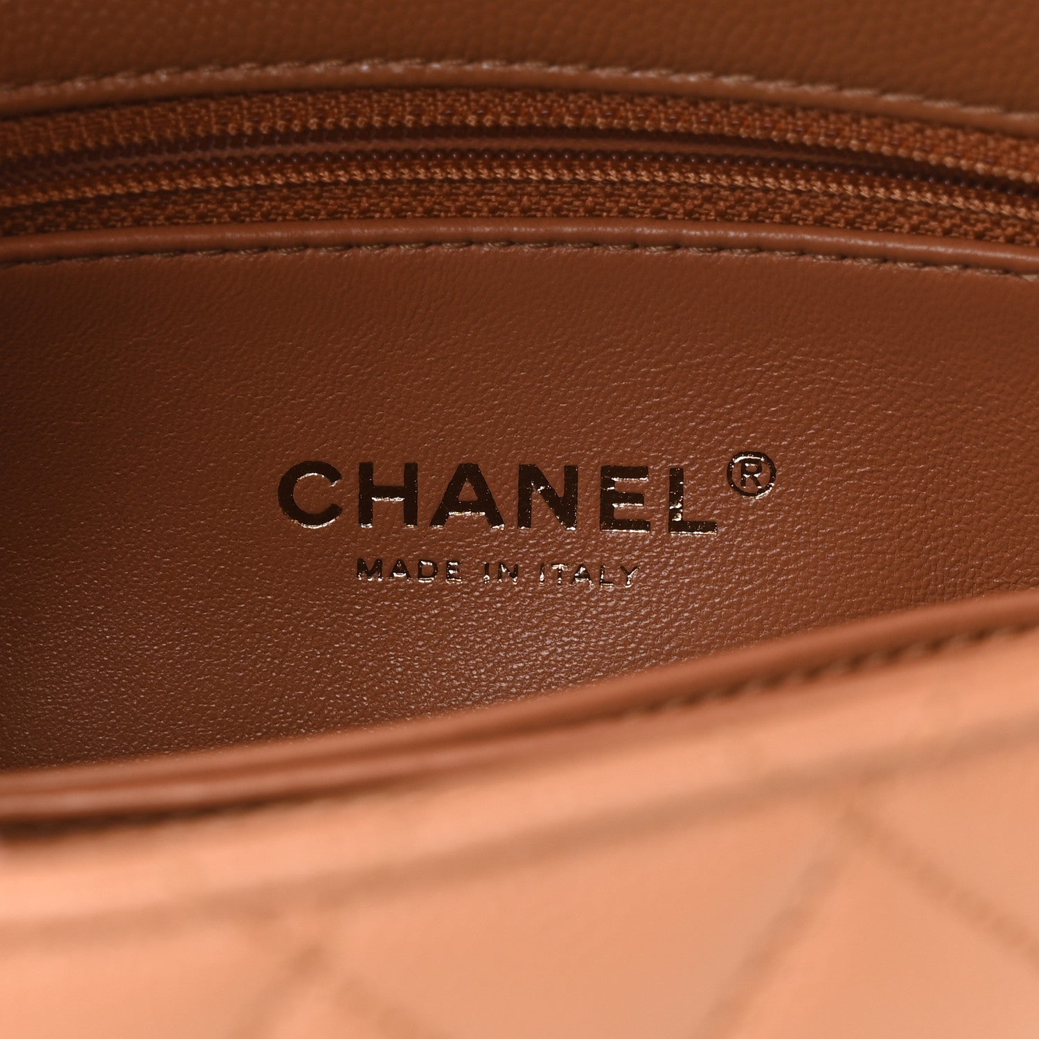 Chanel Caviar Quilted Lizard Embossed Mini Coco Handle Flap Brown 7 of 11