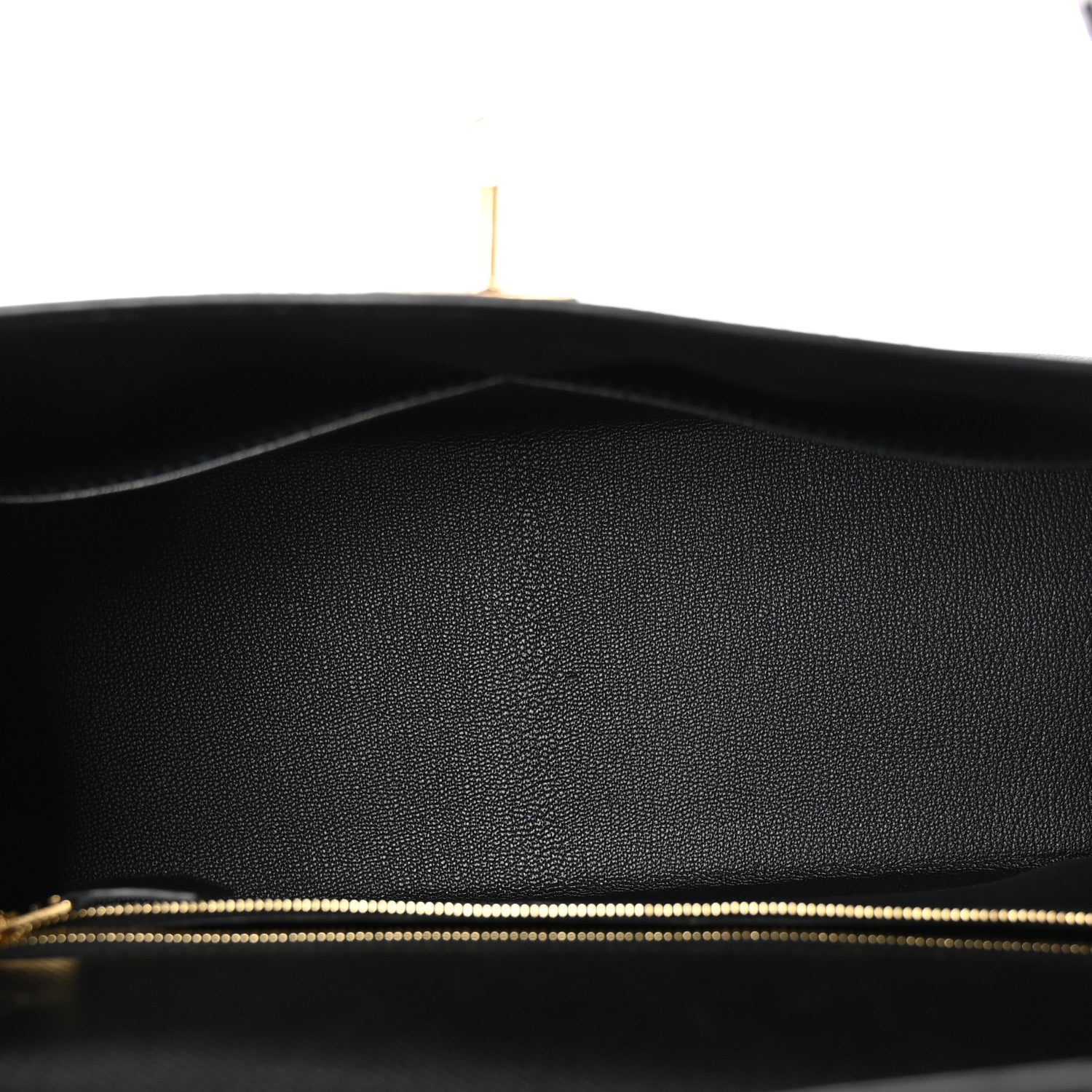 Hermes Epsom Kelly Sellier 28 Black 5 of 11
