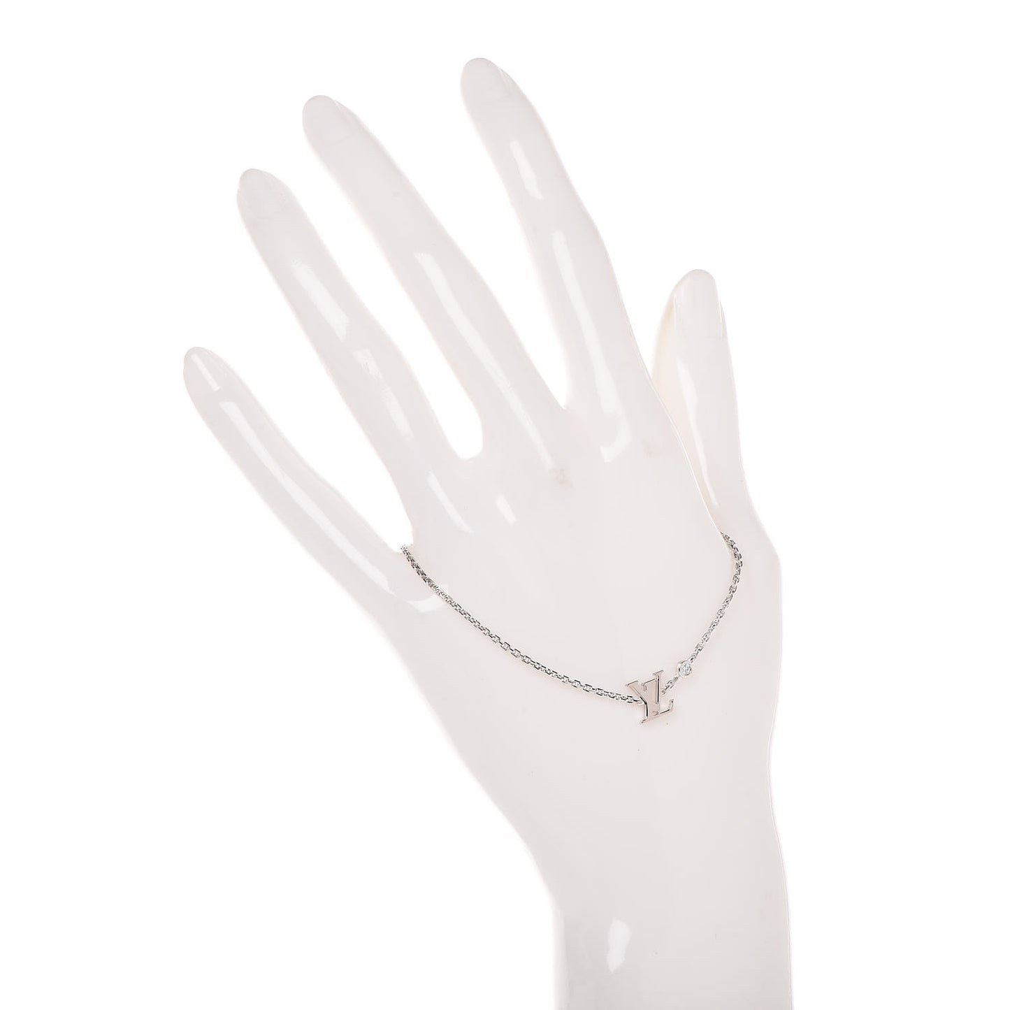 18K White Gold Diamond Idylle Blossom LV Bracelet