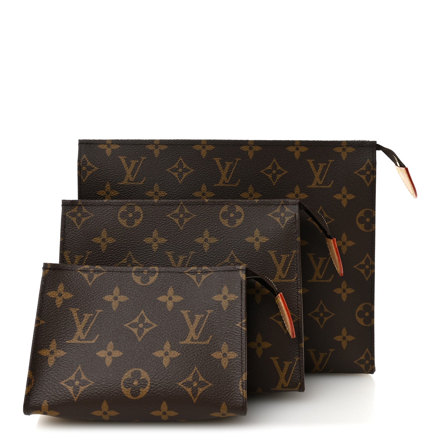 Louis Vuitton Monogram Trio Toilet Pouch Set 2 of 9