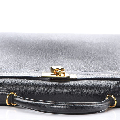Hermes Epsom Kelly Sellier 32 Black 32 of 34