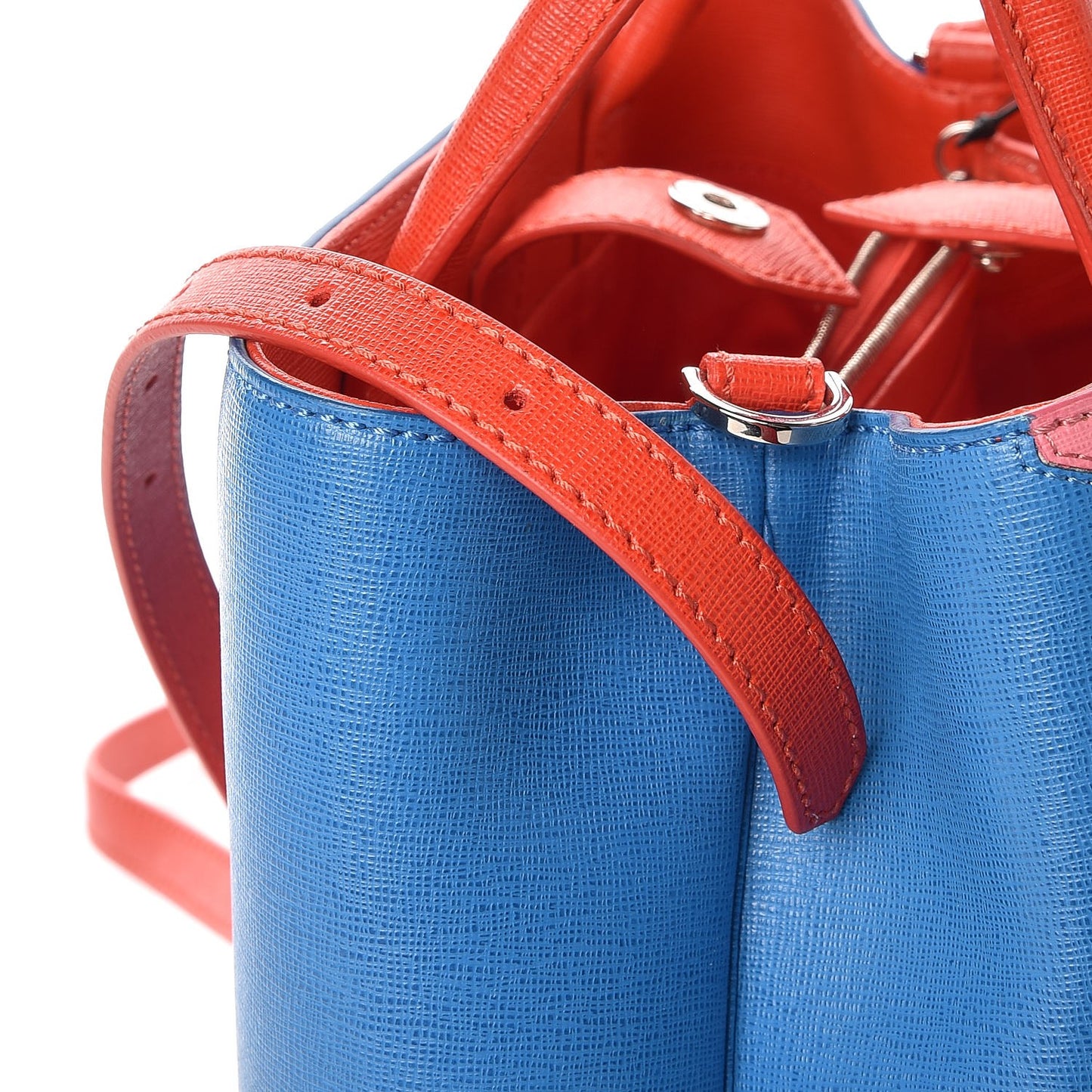 Vitello Elite Monster Petite 2Jours Tote Blue Royal Papavero Multicolor