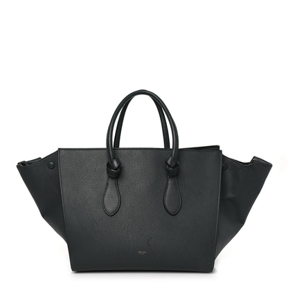Celine Grained Calfskin Small Tie Knot Tote Anthracite 1 of 15