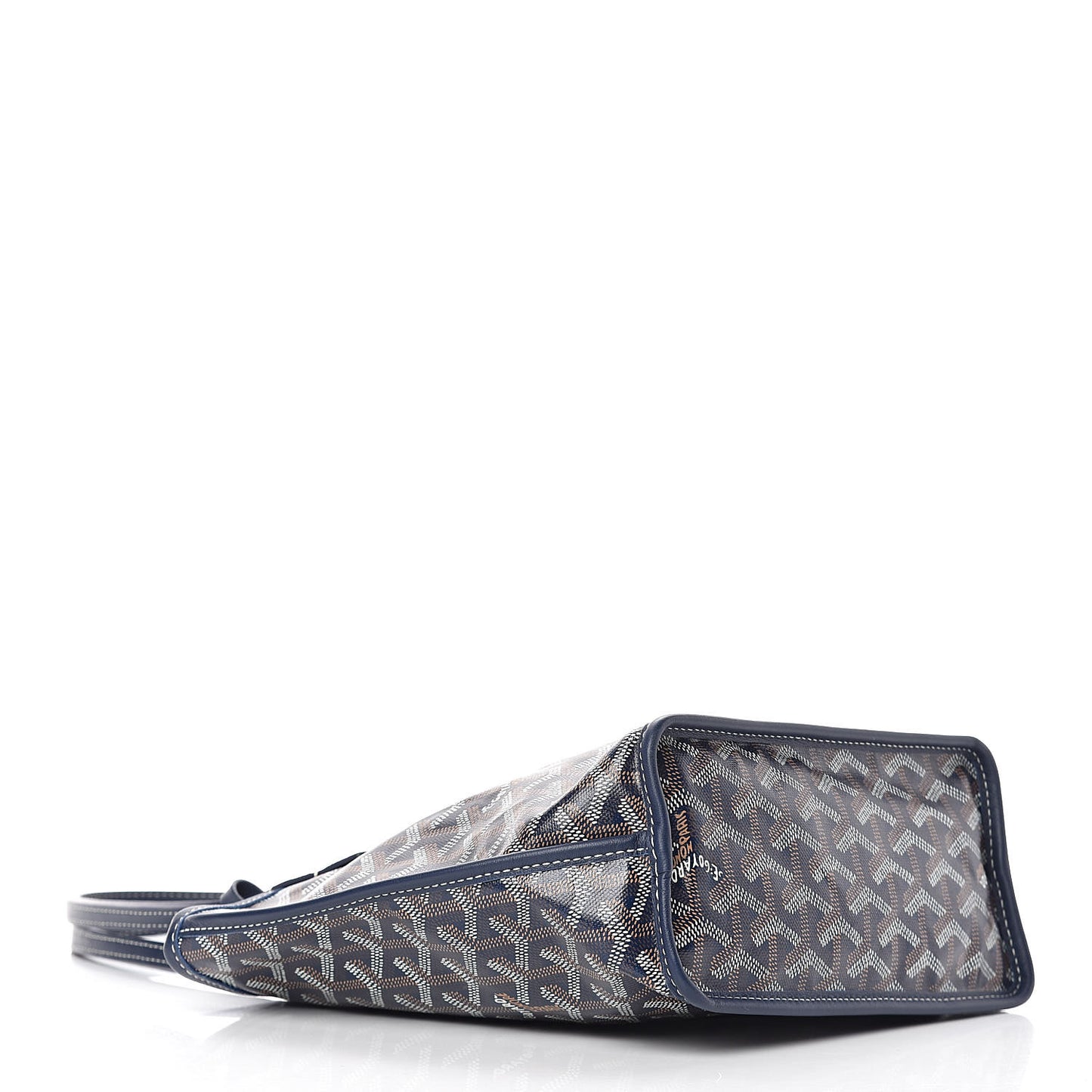 Goyardine Reversible Mini Anjou Navy