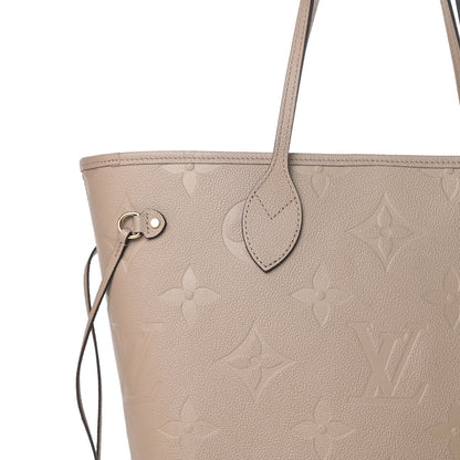 Louis Vuitton Empreinte Monogram Giant Neverfull MM Tourterelle 9 of 12