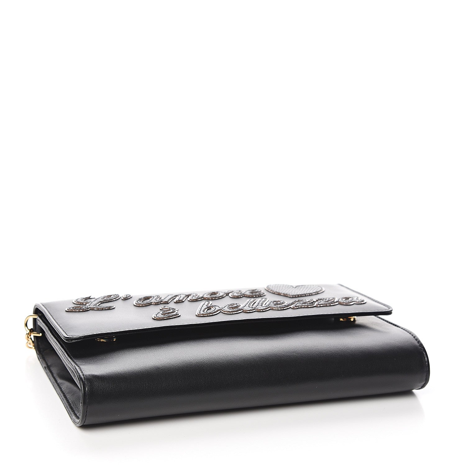 Dolce & Gabbana L'Amore Belleza Wallet Chain Black 3 of 7