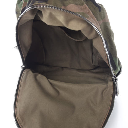 Valentino Garavani Canvas Butterfly Backpack Camo Green 5 of 8