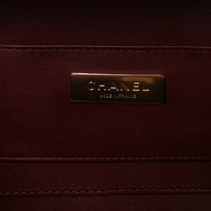 Chanel Lambskin Quilted Coco Click Bag Burgundy 6 of 11