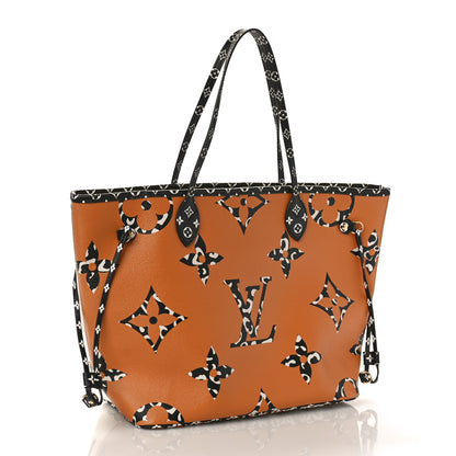 Louis Vuitton Monogram Giant Jungle Neverfull MM Ivory 3 of 8