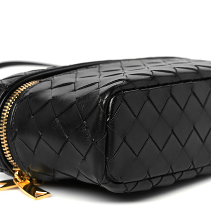 Bottega Veneta Calfskin Intrecciato Bang Bang Vanity Case Black 10 of 11