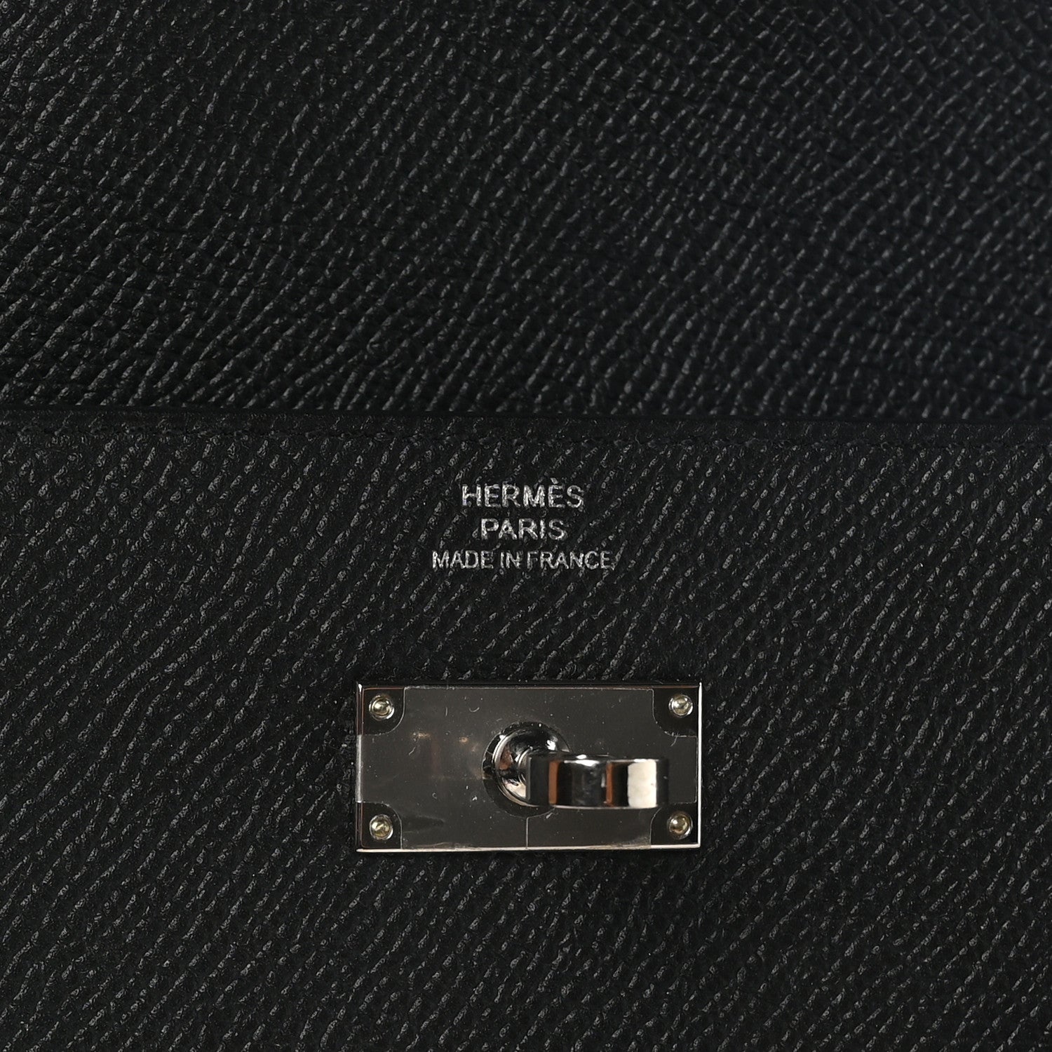 Hermes Epsom Kelly Longue Wallet Black 4 of 8