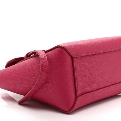 Celine Grained Calfskin Nano Belt Bag Raspberry 10 of 11